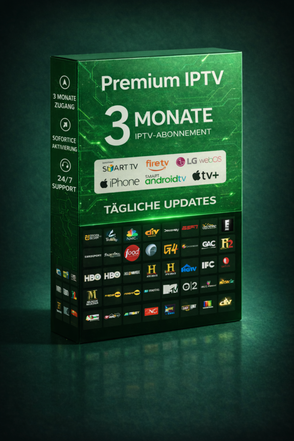 3 Monate IPTV Abonnement Deutschland — Mehr sparen, mehr streamen