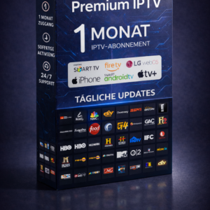 1 Monat IPTV Abonnement Deutschland — Jetzt testen ohne Verpflichtung