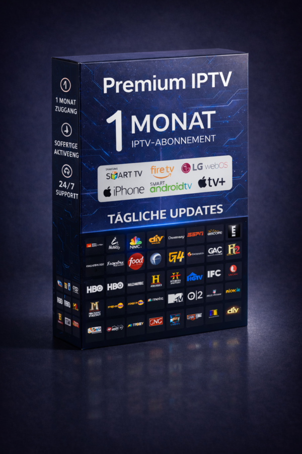1 Monat IPTV Abonnement Deutschland — Jetzt testen ohne Verpflichtung